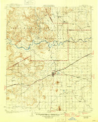 Tucumcari New Mexico Historical topographic map, 1:125000 scale, 30 X 30 Minute, Year 1930