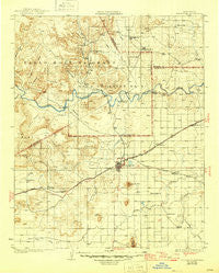 Tucumcari New Mexico Historical topographic map, 1:125000 scale, 30 X 30 Minute, Year 1930