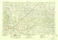 Tucumcari New Mexico Historical topographic map, 1:250000 scale, 1 X 2 Degree, Year 1958