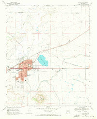 Tucumcari New Mexico Historical topographic map, 1:24000 scale, 7.5 X 7.5 Minute, Year 1967