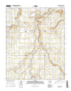 Tucumcari SE New Mexico Current topographic map, 1:24000 scale, 7.5 X 7.5 Minute, Year 2017