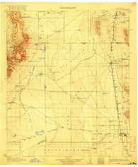 Tularosa New Mexico Historical topographic map, 1:125000 scale, 30 X 30 Minute, Year 1916