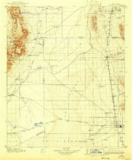 Tularosa New Mexico Historical topographic map, 1:125000 scale, 30 X 30 Minute, Year 1916