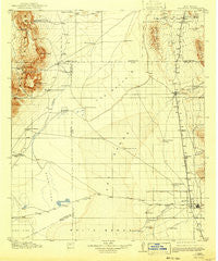 Tularosa New Mexico Historical topographic map, 1:125000 scale, 30 X 30 Minute, Year 1916