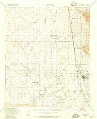 Tularosa New Mexico Historical topographic map, 1:62500 scale, 15 X 15 Minute, Year 1948