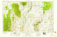 Tularosa New Mexico Historical topographic map, 1:250000 scale, 1 X 2 Degree, Year 1958