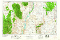 Tularosa New Mexico Historical topographic map, 1:250000 scale, 1 X 2 Degree, Year 1958