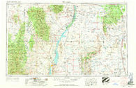 Tularosa New Mexico Historical topographic map, 1:250000 scale, 1 X 2 Degree, Year 1954