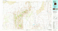 Tularosa New Mexico Historical topographic map, 1:100000 scale, 30 X 60 Minute, Year 1981