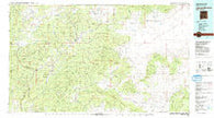 Tularosa Mountains New Mexico Historical topographic map, 1:100000 scale, 30 X 60 Minute, Year 1983