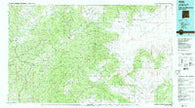 Tularosa Mountains New Mexico Historical topographic map, 1:100000 scale, 30 X 60 Minute, Year 1983
