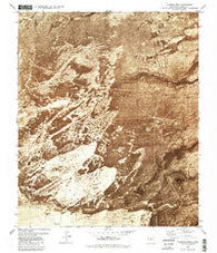 Tularosa Peak New Mexico Historical topographic map, 1:24000 scale, 7.5 X 7.5 Minute, Year 1981