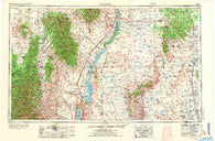 Tularosa New Mexico Historical topographic map, 1:250000 scale, 1 X 2 Degree, Year 1954