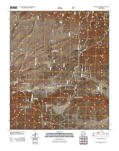 Tularosa Canyon New Mexico Historical topographic map, 1:24000 scale, 7.5 X 7.5 Minute, Year 2011