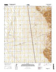 Tularosa NE New Mexico Current topographic map, 1:24000 scale, 7.5 X 7.5 Minute, Year 2017
