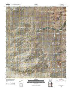 Tularosa Peak New Mexico Historical topographic map, 1:24000 scale, 7.5 X 7.5 Minute, Year 2010