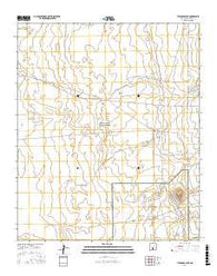 Tularosa Peak New Mexico Current topographic map, 1:24000 scale, 7.5 X 7.5 Minute, Year 2017