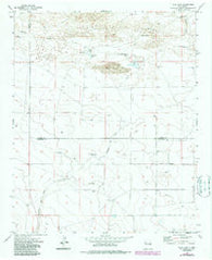 Tule Lake New Mexico Historical topographic map, 1:24000 scale, 7.5 X 7.5 Minute, Year 1973