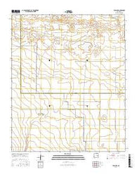 Tule Lake New Mexico Current topographic map, 1:24000 scale, 7.5 X 7.5 Minute, Year 2017