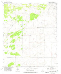 Turkey Ridge NE New Mexico Historical topographic map, 1:24000 scale, 7.5 X 7.5 Minute, Year 1972