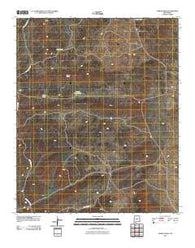 Turkey Ridge New Mexico Historical topographic map, 1:24000 scale, 7.5 X 7.5 Minute, Year 2010