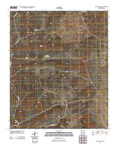 Turkey Ridge New Mexico Historical topographic map, 1:24000 scale, 7.5 X 7.5 Minute, Year 2010
