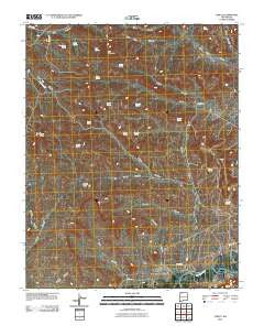 Turley New Mexico Historical topographic map, 1:24000 scale, 7.5 X 7.5 Minute, Year 2010