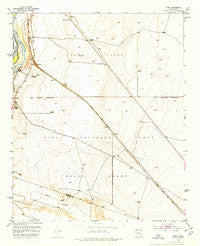 Turn New Mexico Historical topographic map, 1:24000 scale, 7.5 X 7.5 Minute, Year 1952