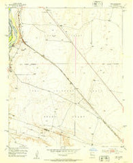 Turn New Mexico Historical topographic map, 1:24000 scale, 7.5 X 7.5 Minute, Year 1952