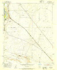 Turn New Mexico Historical topographic map, 1:24000 scale, 7.5 X 7.5 Minute, Year 1952