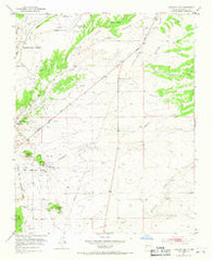 Turquoise Hill New Mexico Historical topographic map, 1:24000 scale, 7.5 X 7.5 Minute, Year 1952