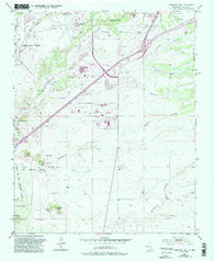 Turquoise Hill New Mexico Historical topographic map, 1:24000 scale, 7.5 X 7.5 Minute, Year 1952