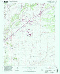 Turquoise Hill New Mexico Historical topographic map, 1:24000 scale, 7.5 X 7.5 Minute, Year 1952
