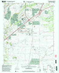 Turquoise Hill New Mexico Historical topographic map, 1:24000 scale, 7.5 X 7.5 Minute, Year 2002