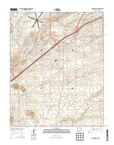 Turquoise Hill New Mexico Historical topographic map, 1:24000 scale, 7.5 X 7.5 Minute, Year 2013