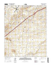 Turquoise Hill New Mexico Current topographic map, 1:24000 scale, 7.5 X 7.5 Minute, Year 2017