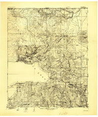 Tusas New Mexico Historical topographic map, 1:125000 scale, 30 X 30 Minute, Year 1918
