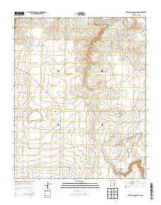 Tuscocoillo Canyon New Mexico Historical topographic map, 1:24000 scale, 7.5 X 7.5 Minute, Year 2013