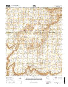 Twentytwo Spring New Mexico Current topographic map, 1:24000 scale, 7.5 X 7.5 Minute, Year 2017