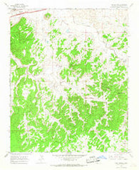Twin Buttes New Mexico Historical topographic map, 1:24000 scale, 7.5 X 7.5 Minute, Year 1963