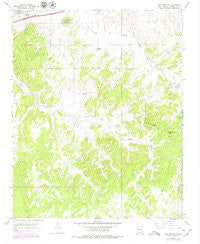 Twin Buttes New Mexico Historical topographic map, 1:24000 scale, 7.5 X 7.5 Minute, Year 1963