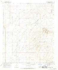 Twin Mesa New Mexico Historical topographic map, 1:24000 scale, 7.5 X 7.5 Minute, Year 1968