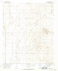 Twin Mesa New Mexico Historical topographic map, 1:24000 scale, 7.5 X 7.5 Minute, Year 1968