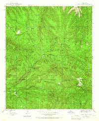 Twin Sisters New Mexico Historical topographic map, 1:24000 scale, 7.5 X 7.5 Minute, Year 1947