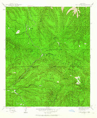 Twin Sisters New Mexico Historical topographic map, 1:24000 scale, 7.5 X 7.5 Minute, Year 1947