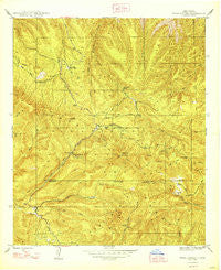 Twin Sisters New Mexico Historical topographic map, 1:24000 scale, 7.5 X 7.5 Minute, Year 1948