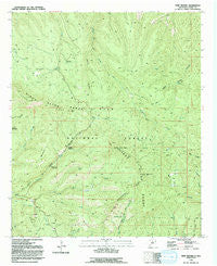 Twin Sisters New Mexico Historical topographic map, 1:24000 scale, 7.5 X 7.5 Minute, Year 1992