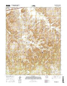 Twin Buttes New Mexico Current topographic map, 1:24000 scale, 7.5 X 7.5 Minute, Year 2017