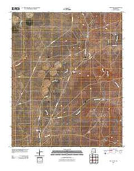 Twin Mesa New Mexico Historical topographic map, 1:24000 scale, 7.5 X 7.5 Minute, Year 2010