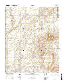 Twin Mesa New Mexico Current topographic map, 1:24000 scale, 7.5 X 7.5 Minute, Year 2017